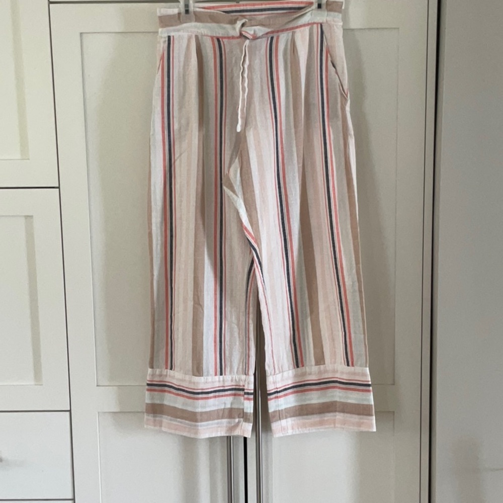 Stillwater Striped Wide-Leg Pants